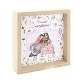 MARCO DE FOTOS DE MADERA VIVIENDO AVENTURAS | 1 UNIDADES | (LOVELY STORY)